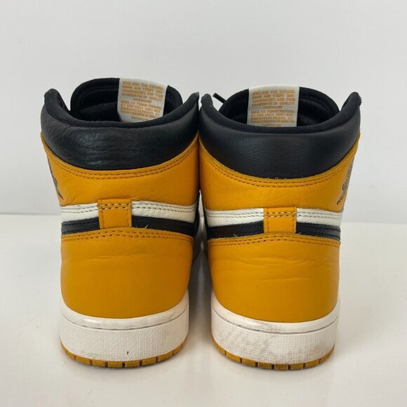 Nike Air Jordan 1 Retro High OG Taxi Shoes Yellow Toe Mens Size 9.5 - Picture 4 of 6